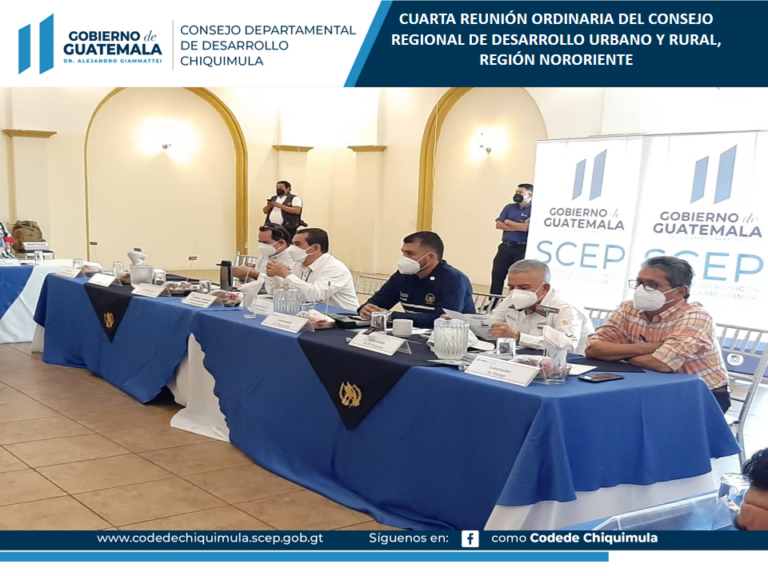 CUARTA REUNIÓN ORDINARIA DEL COREDUR REGIÓN NOR ORIENTE