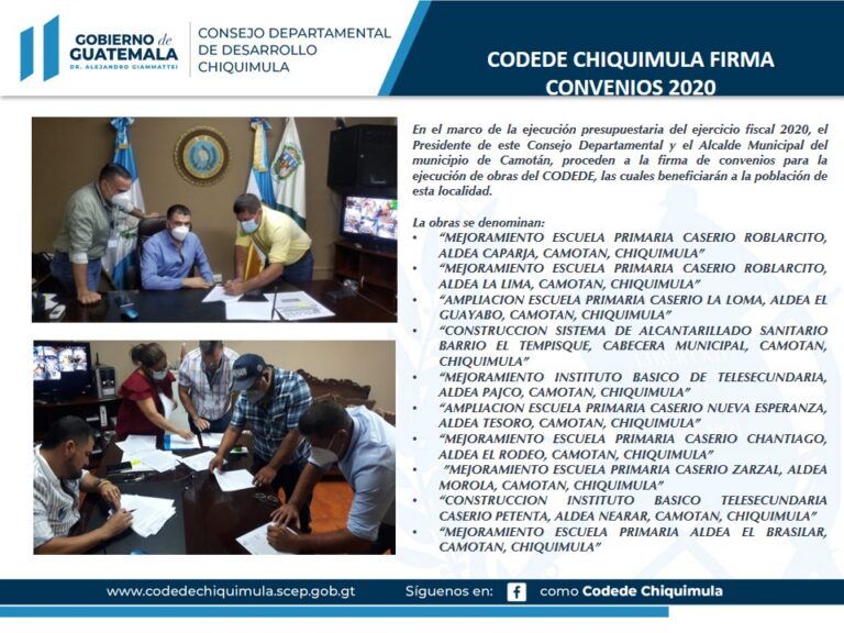 FIRMA DE CONVENIOS
