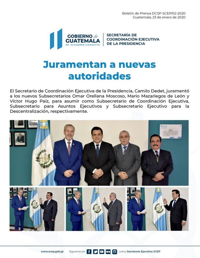 Juramentan a nuevas autoridades