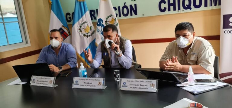 Reunión Extraordinaria del Consejo Departamental de Desarrollo Chiquimula
