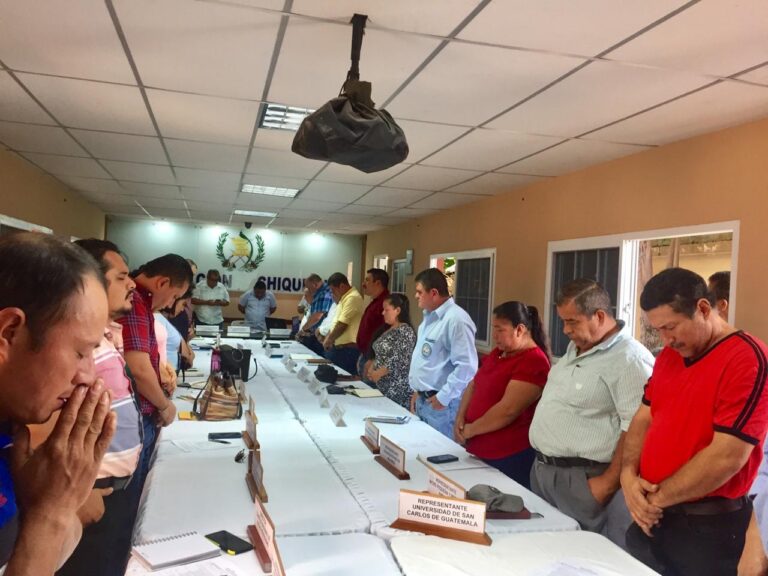 Reunión Ordinaria del Consejo Departamental de Desarrollo Chiquimula