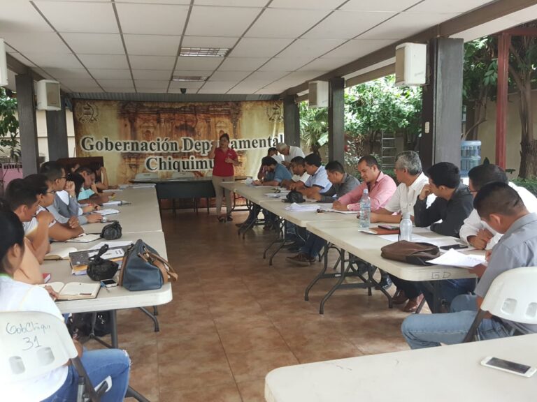 Reunión de CODEDE Chiquimula